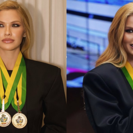 Andressa Suita recebe Medalha de Mérito e Comenda em Goiás