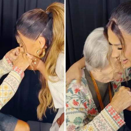 Simone Mende realiza sonho de fã de 94 anos e emociona internautas